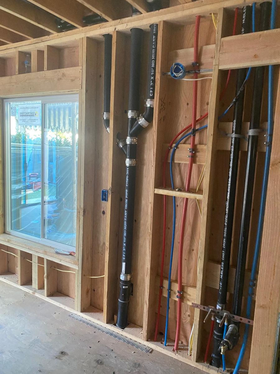 Plumbing & Electrical — Guillen Construction project